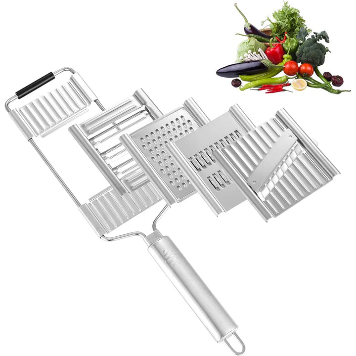 4-in-1 Manual Vegetable Slicer and Grater