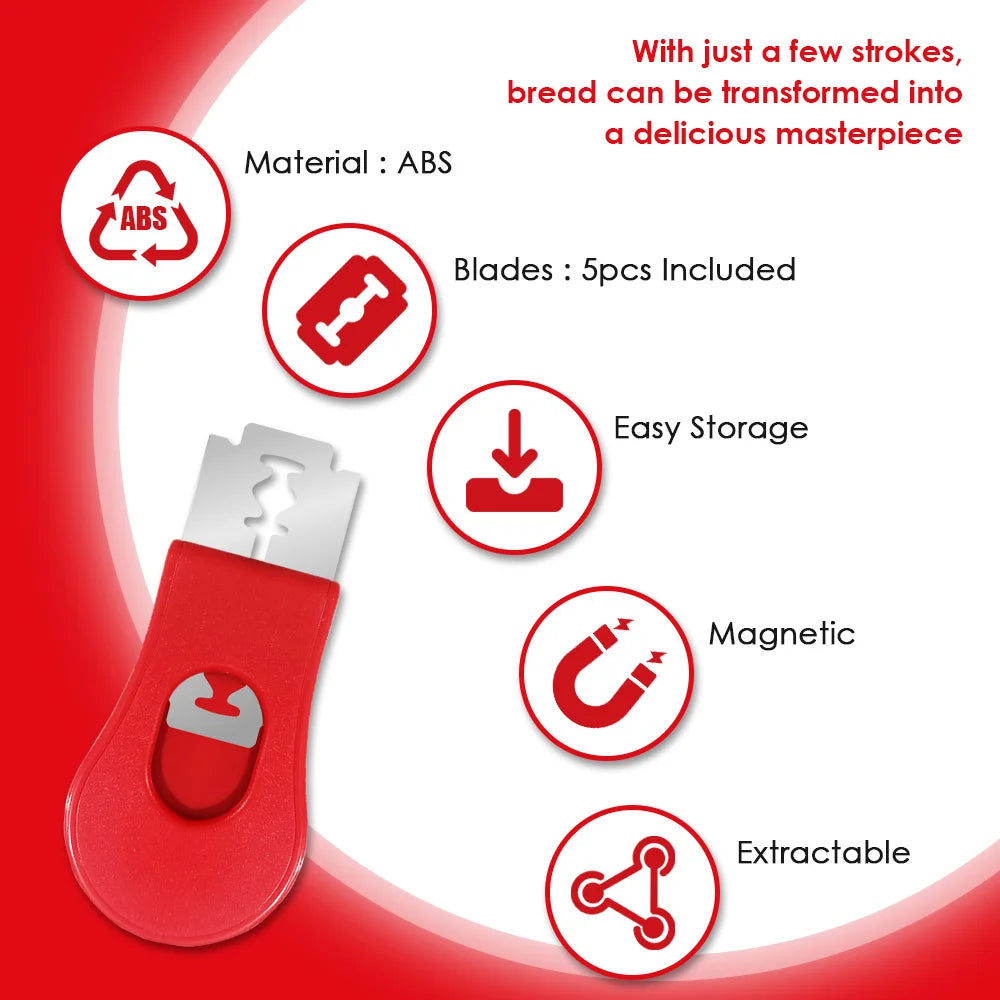 Professional Bread Scoring Tool with Ergonomic Handle