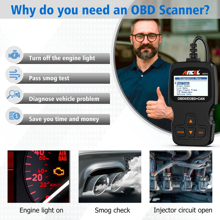 Professional OBD2 Car Diagnostic Tool