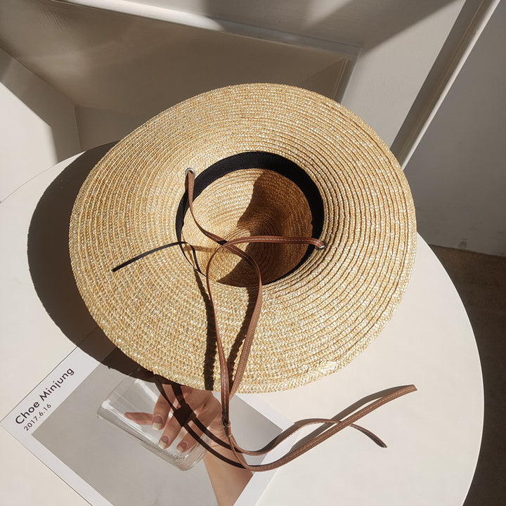 Women's Wide Brim Straw Sun Hat