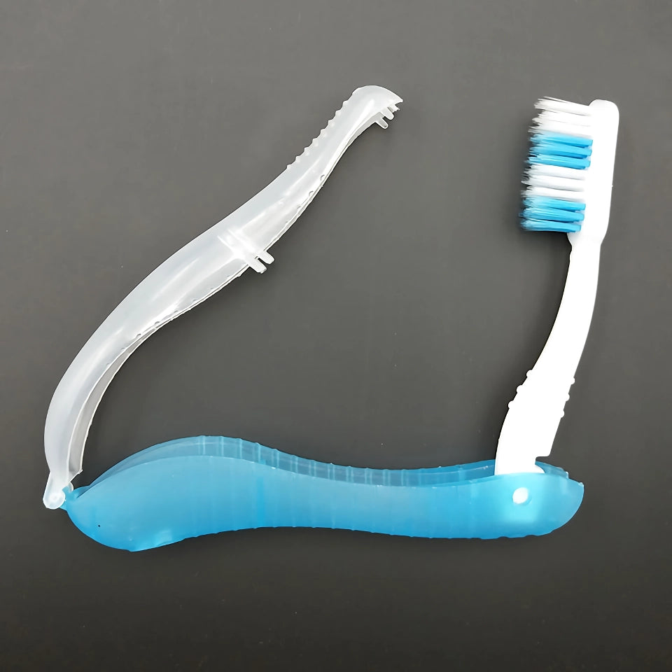 Portable Foldable Travel Toothbrush for Camping and Hiking