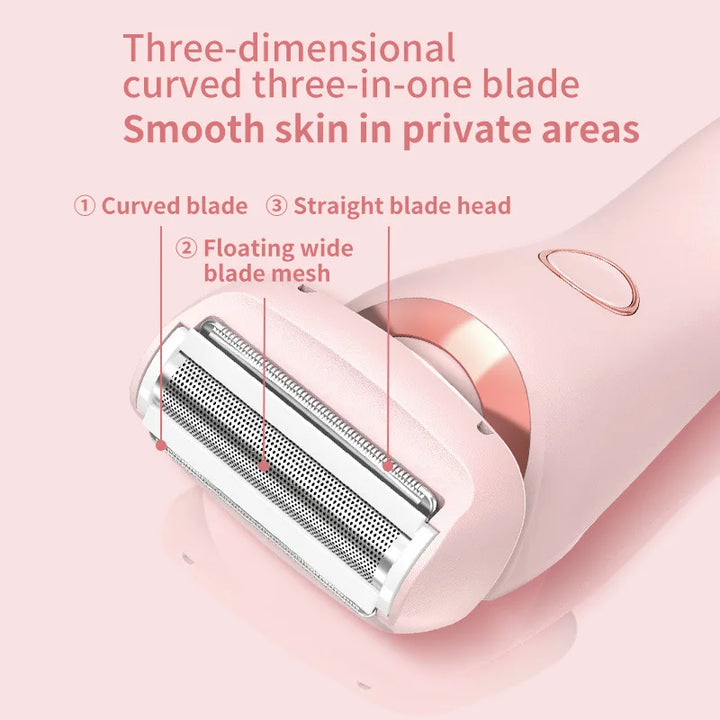 2-in-1 Rechargeable Hair Removal Epilator & Body Razor for Women