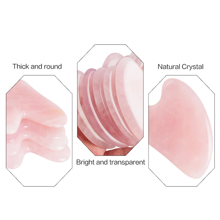 Rose Quartz Gua Sha Scraper