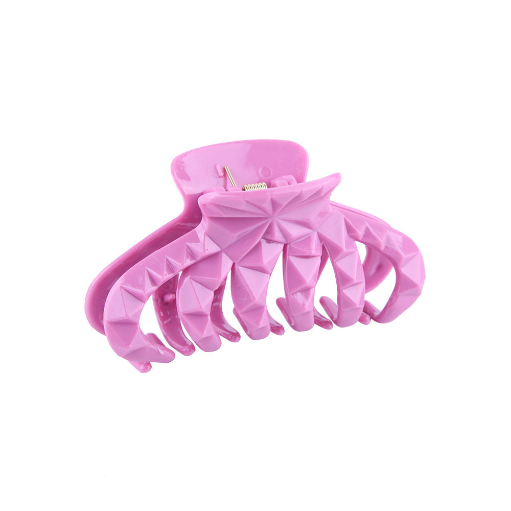 Large 9cm Resin Candy Color Hair Clip