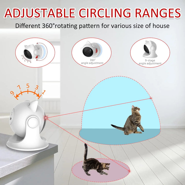 Automatic Rechargeable Laser Cat Toy