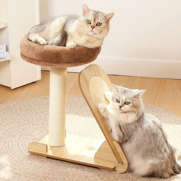 Cat Tower with Scratcher and Climbing Frame