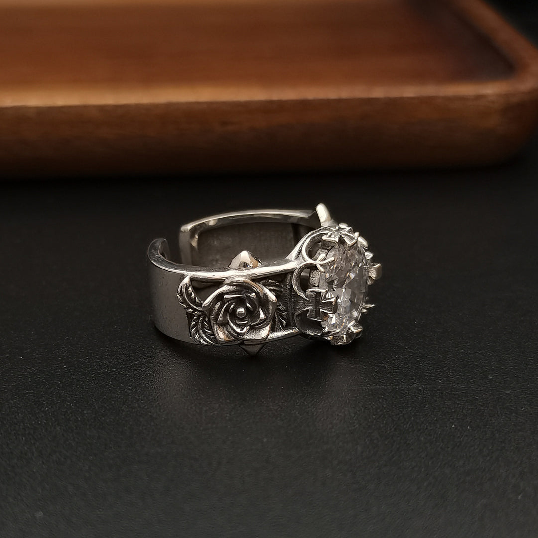 Women's Rings Personalized Vintage Fashion Boulder Flower Ring