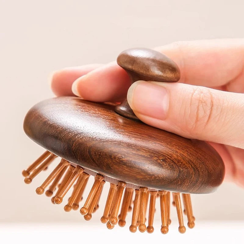 Air Cushion Sandalwood Massage Comb