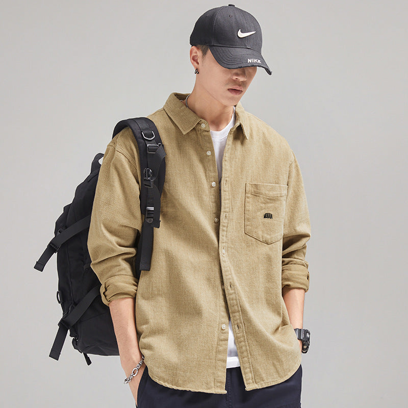 Fashion Personality Men's Retro Loose Shirt