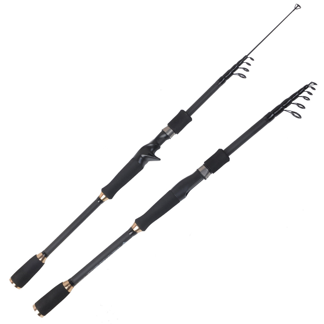 Telescopic rod fishing rod