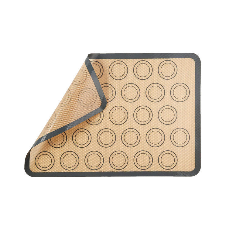 Thermally resistant silicone baking mat