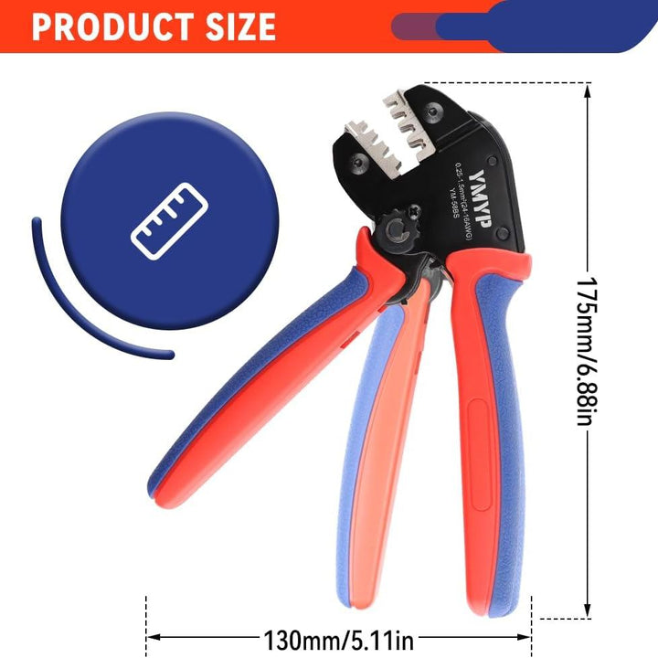 Multi-Purpose Ratchet Crimping Pliers for Various Terminals