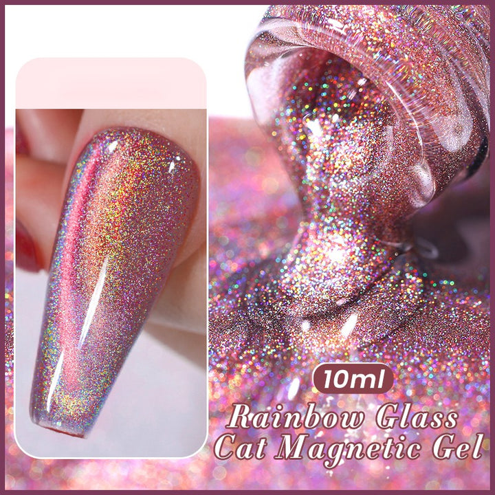 10ML Reflective Moonlight Cat Magnetic Gel Nail Polish