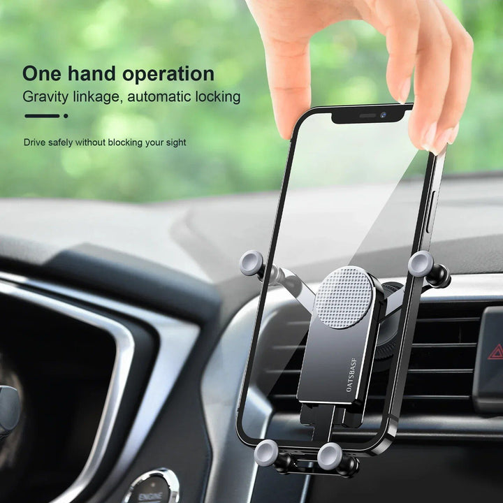 Universal Gravity Car Phone Mount - Secure & Versatile Mobile Holder