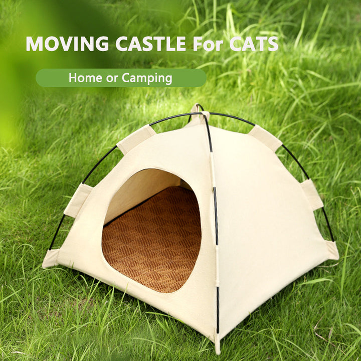 Waterproof Cat Tent Bed | Portable & Detachable Pet House for Cats and Small Dogs