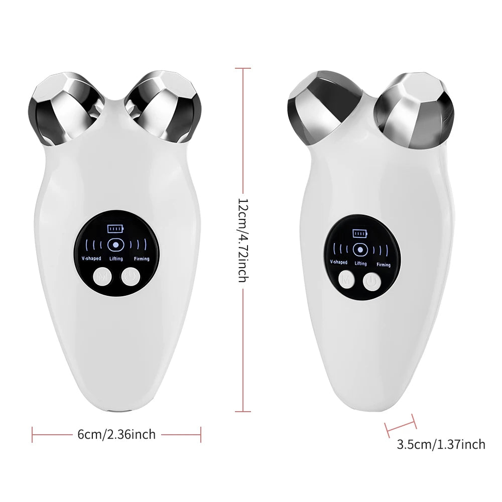 Microcurrent Face Lifting and Firming Device with 45°C Warm Compress