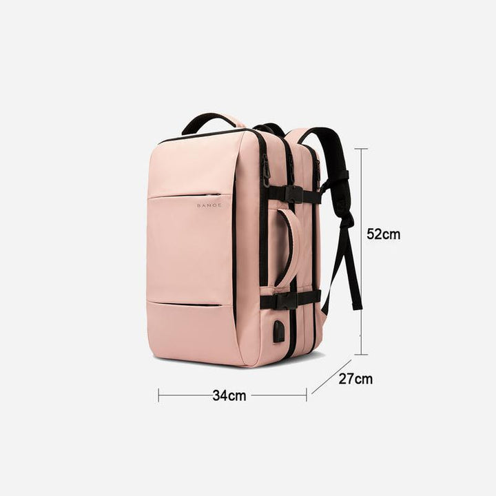 Expandable USB Travel Backpack for Men