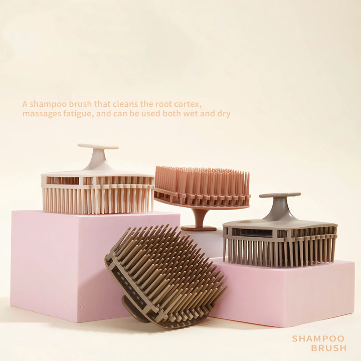 Square Shampoo Brush - Scalp Massage & Hair Washing Comb