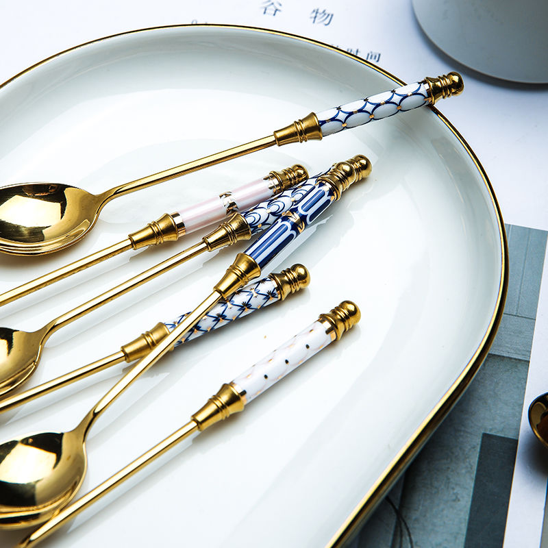 Elegant Stainless Steel Dessert Spoon