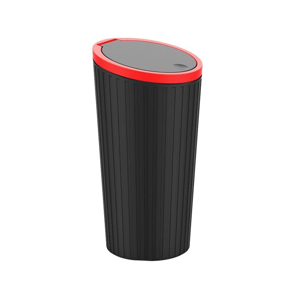 Compact Car Trash Bin with Press Lid