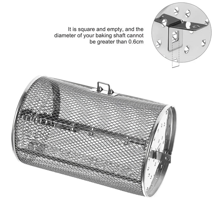 Multi-Purpose Stainless Steel Roasting Drum