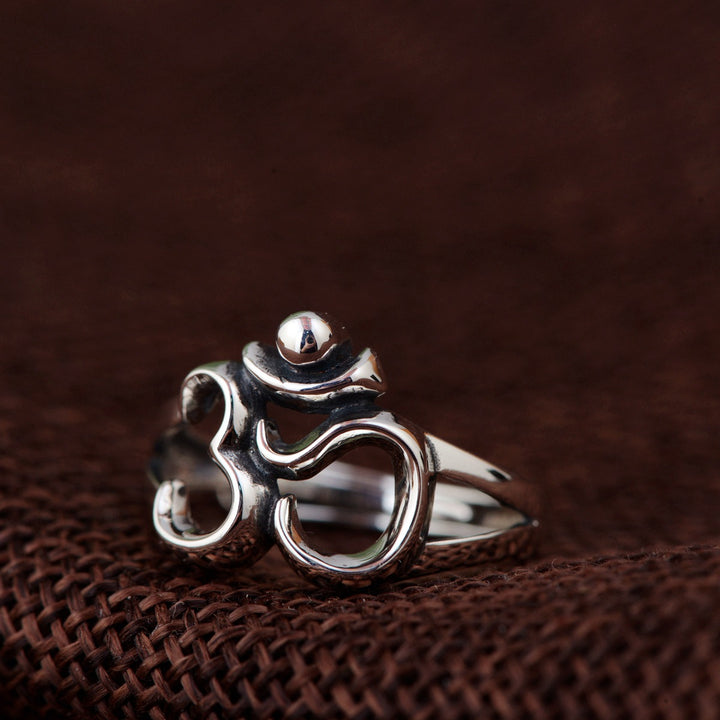 S925 Silver Vintage Craft Fashion Ring