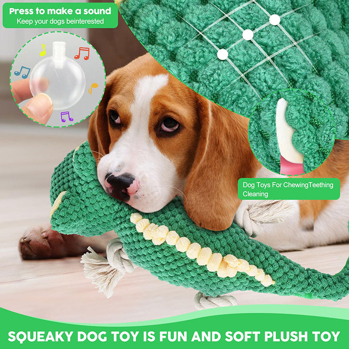 Plush Lizard Squeaky Dog Toy