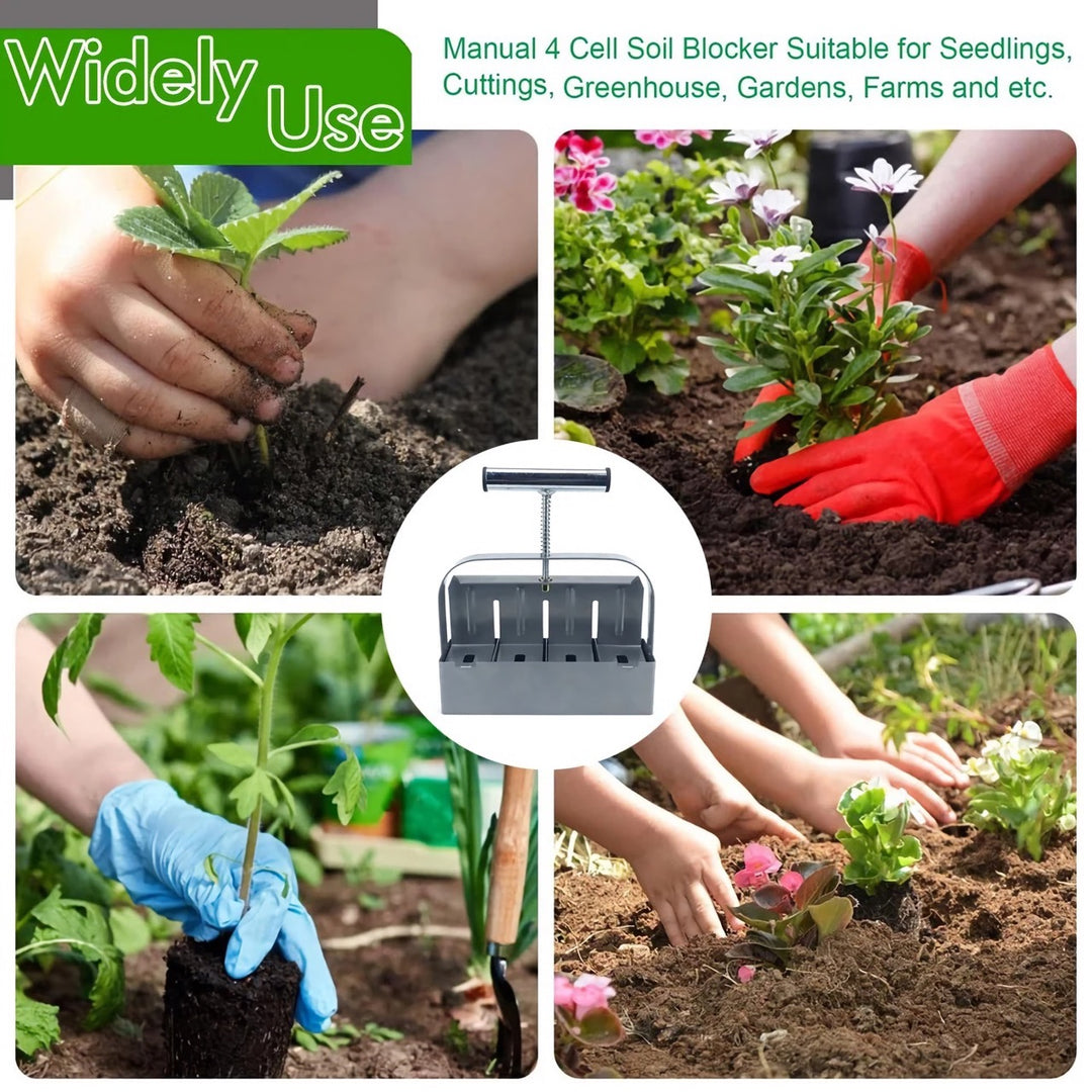 Handheld Seedling Soil Block Maker