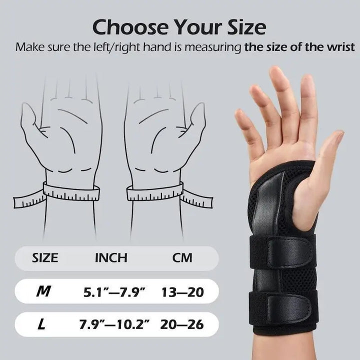 Adjustable Wrist Brace for Carpal Tunnel, Tendonitis, and Arthritis Pain Relief