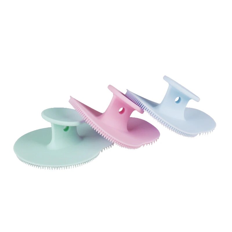 Soft Silicone Facial Cleansing Brush: Exfoliating and Massaging Scrubber for Deep Pore Cleansing