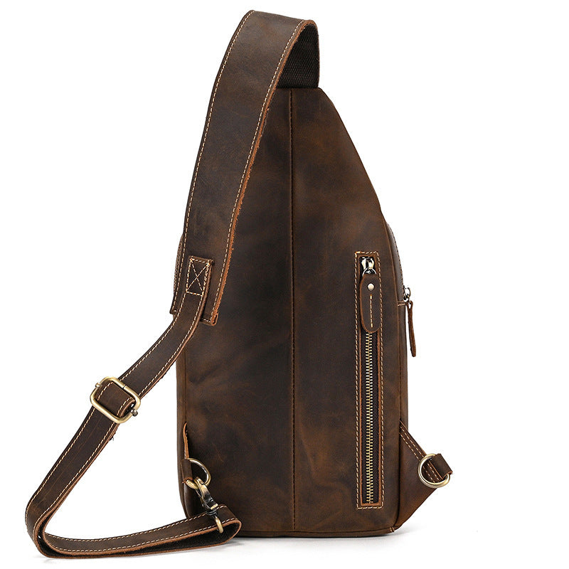 Crossbody Top Layer Cowhide Retro Casual Cowhide Shoulder Bag