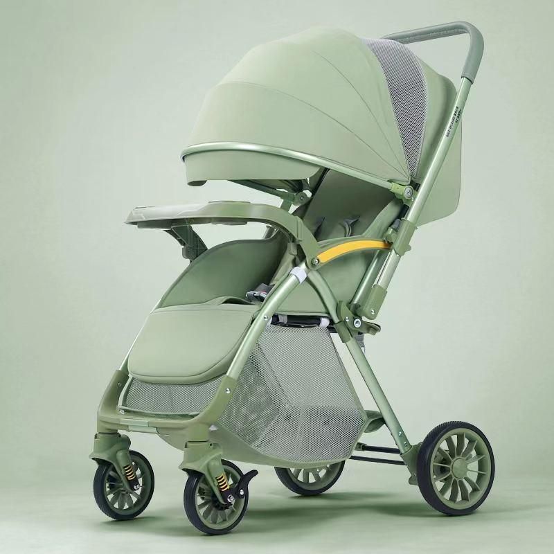 Bi-directional High Landscape Baby Stroller - Lightweight and Foldable