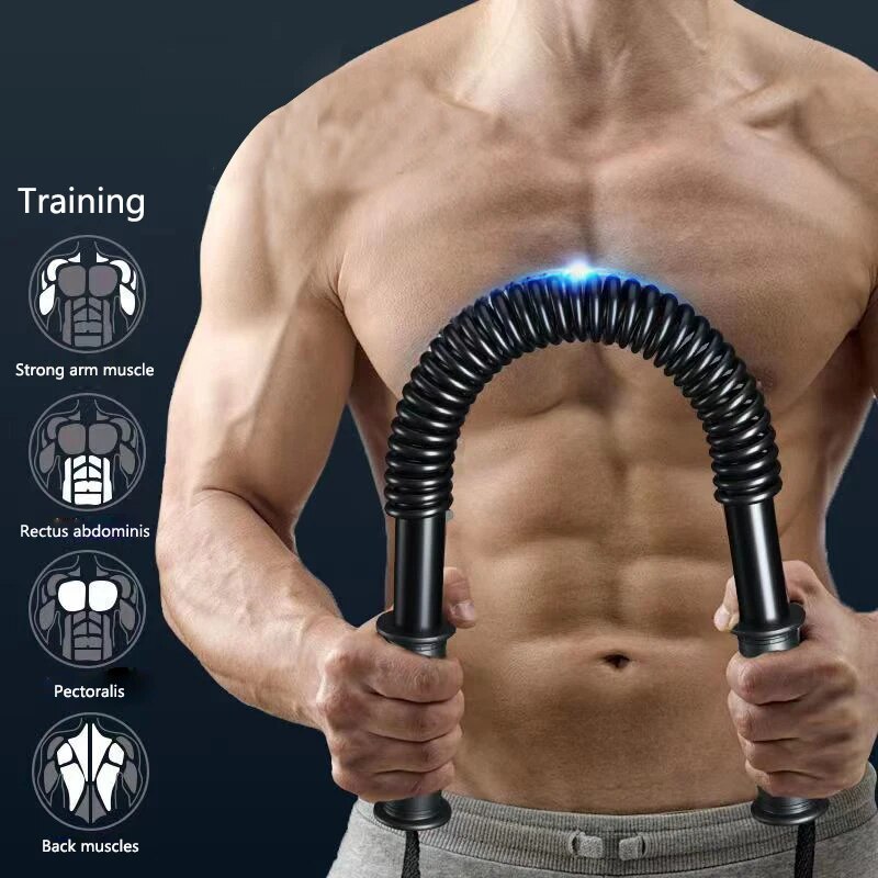 Adjustable Spring Resistance Arm Trainer for Chest and Arm Strength
