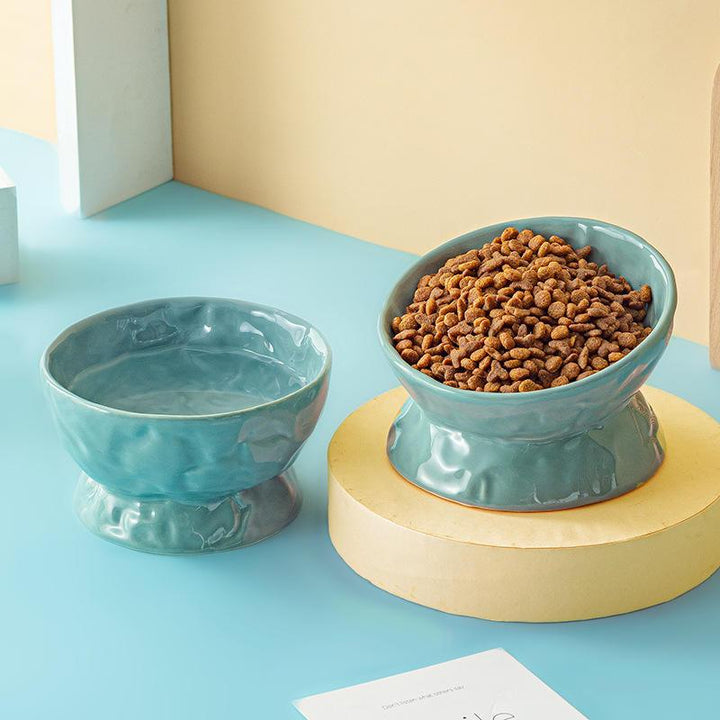 Ceramic Cat Food and Water Bowl