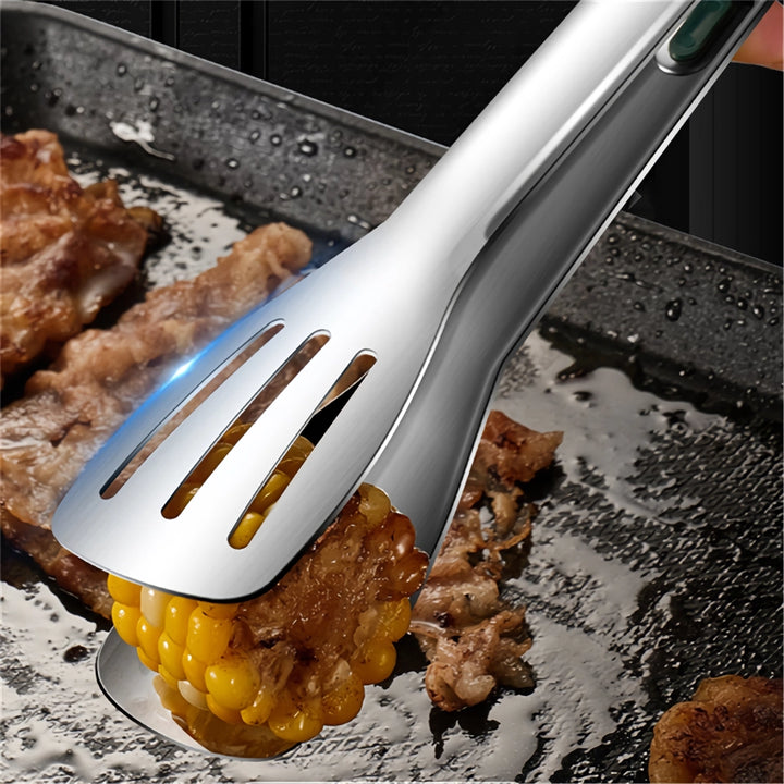 Stainless Steel BBQ Tongs with Non-Slip Handle