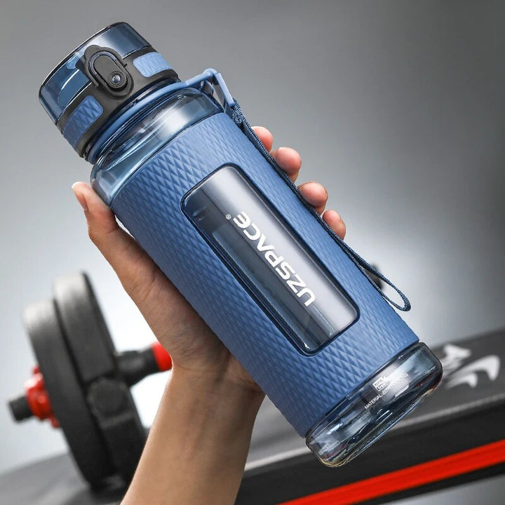 Leak-Proof Portable Sports Water Bottle with Wide Mouth & Tea Infuser