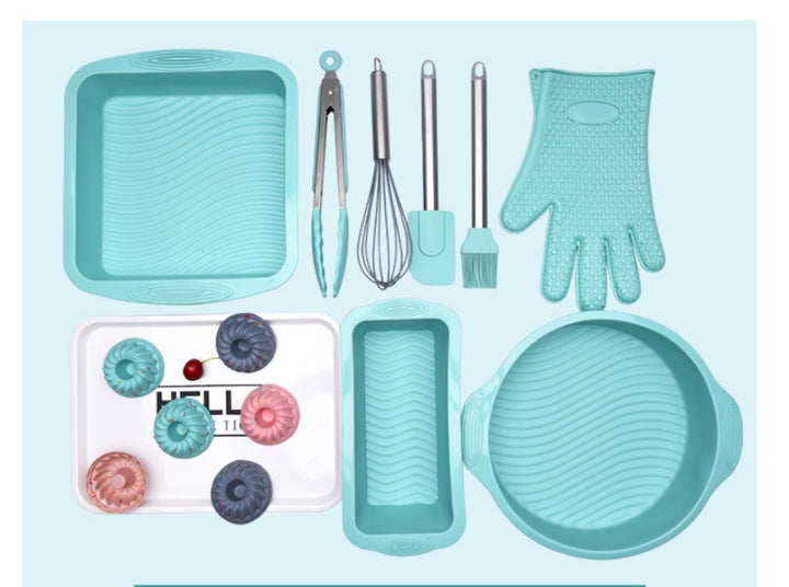 Easy To Clean High Temperature Resistant Silicone Cake Tool Baking Set