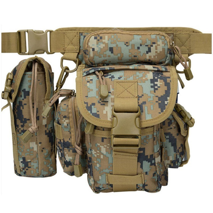 Sports riding camouflage leg bag