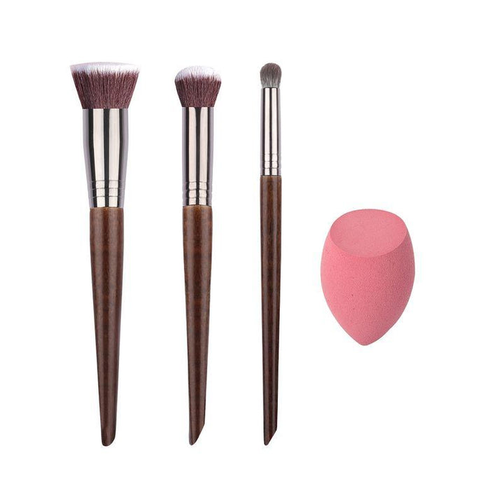 High-Quality Synthetic Hair Foundation & Concealer Makeup Brush Set