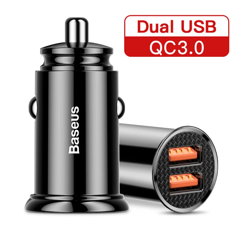 30W Dual Port USB Car Charger