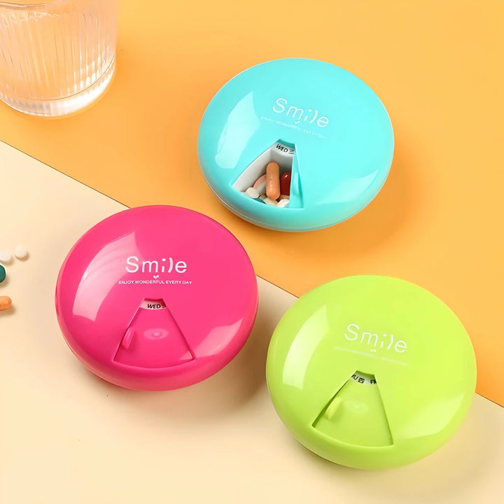 Compact Travel Pill Organizer