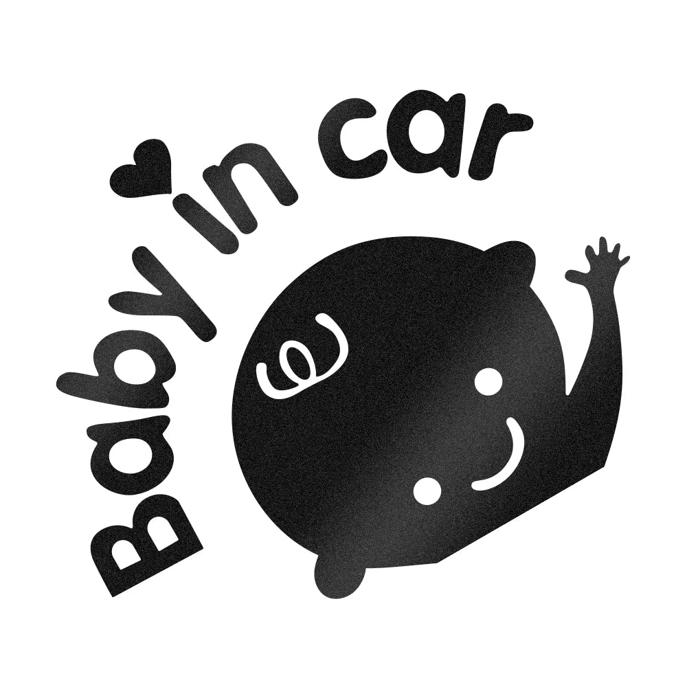 Baby on Board Cartoon Car Sticker