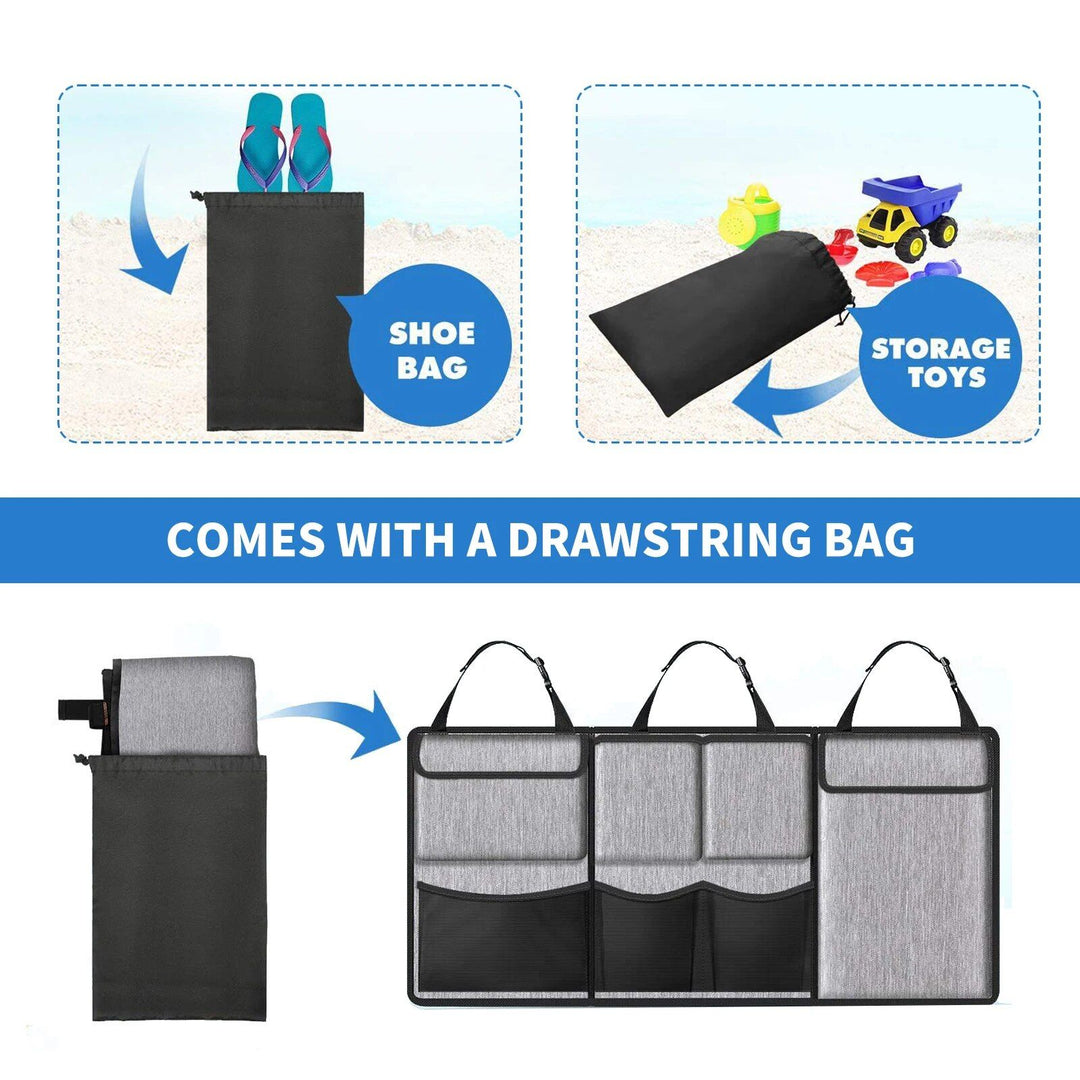 Universal Car Trunk & Backseat Organizer - Large Capacity Storage Bag