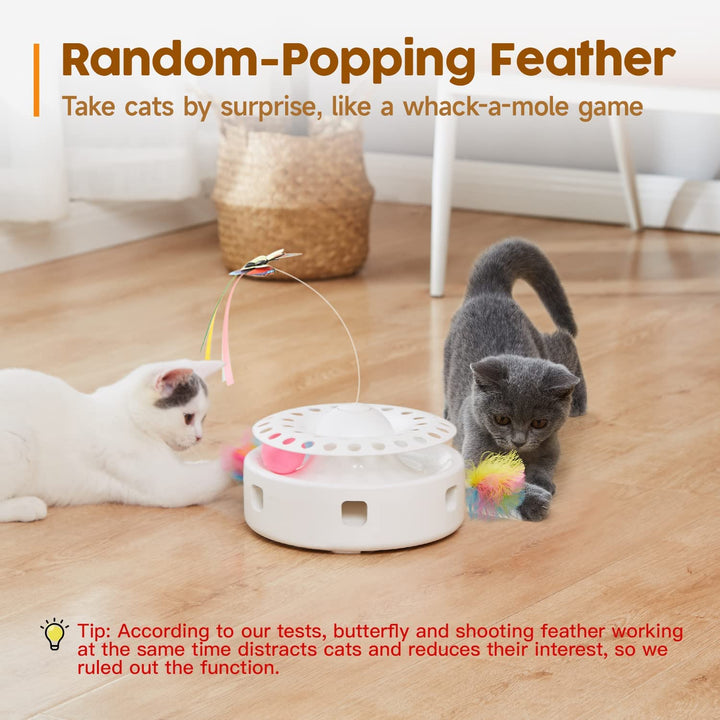 3-in-1 Interactive Cat Toy