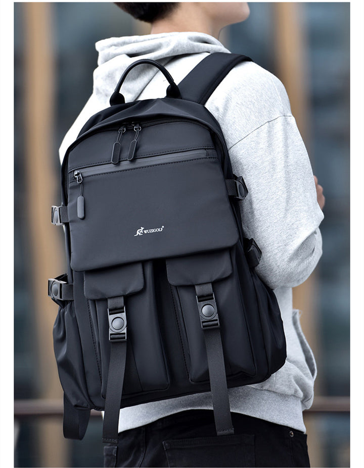 Backpack Men's Casual Waterproof Travel Computer Bag Large Capacity Student Schoolbag Women