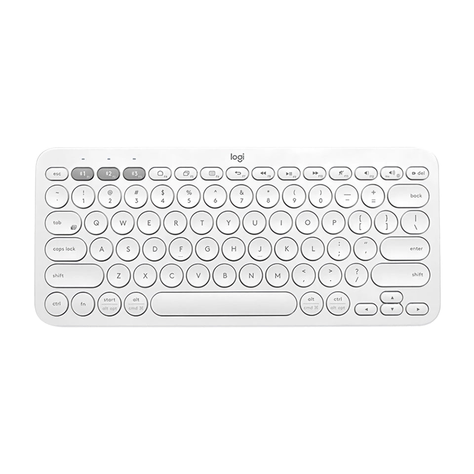 Wireless Bluetooth Keyboard for Tablets, Laptops, and Desktops - Compact Multi-Device Keyboard