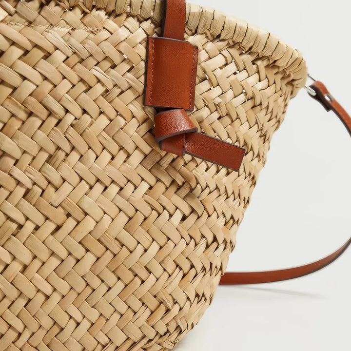 Handmade Wicker Woven Basket Bag