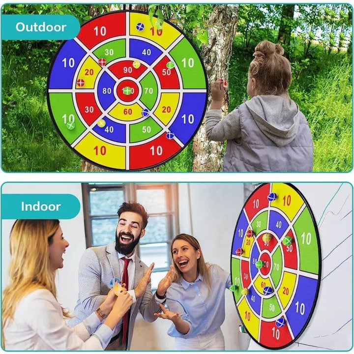 Kids Dart Board with Sticky Balls: Indoor & Outdoor Fun Game