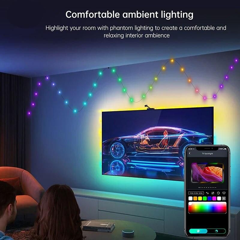 Smart LED Fairy String Lights - USB, Waterproof, Multi-Mode