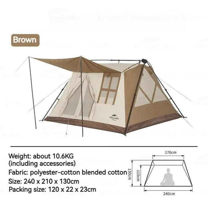 Automatic A-Type Outdoor Camping Tent